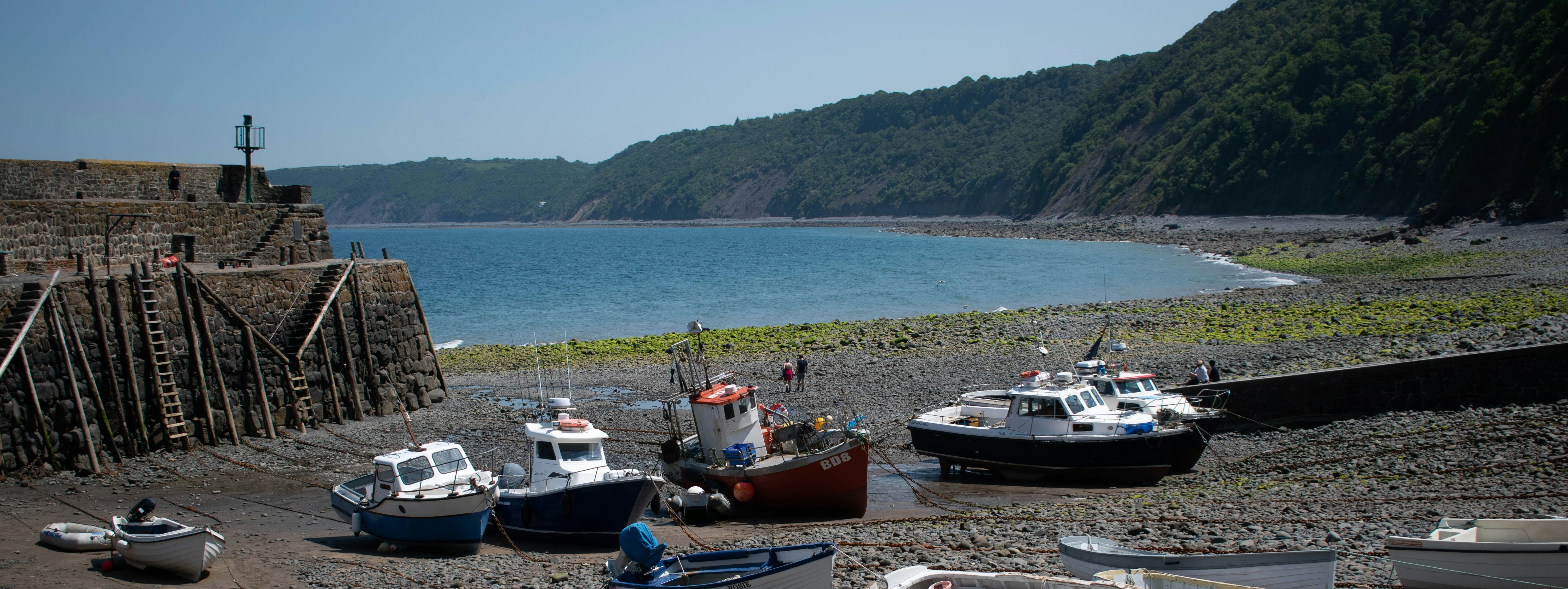 Hartland Quay coastline