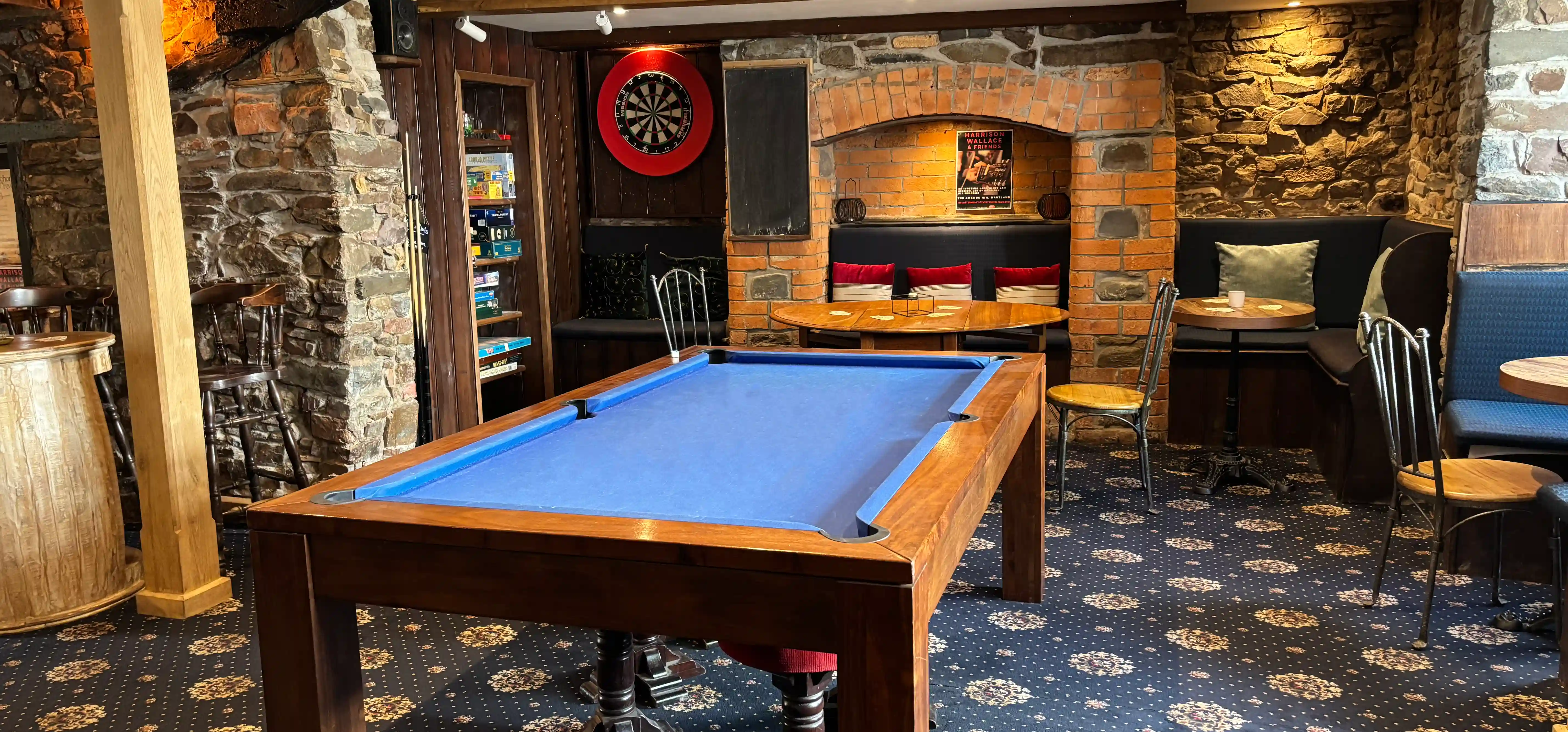 The Anchor Inn Pool Table & Darts Board